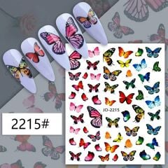 AVyu Benekli Çizgili Kelebek Sticker J0-2215