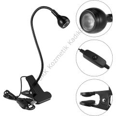 Adanil Kalıcı Oje Protez Tırnak Kıskaçlı UV Led Kurutucu Poly Jel Kalıcı Oje Jel Tips Kurutma İçin Taşınabilir UV Led Kıskaçlı Kurutucu