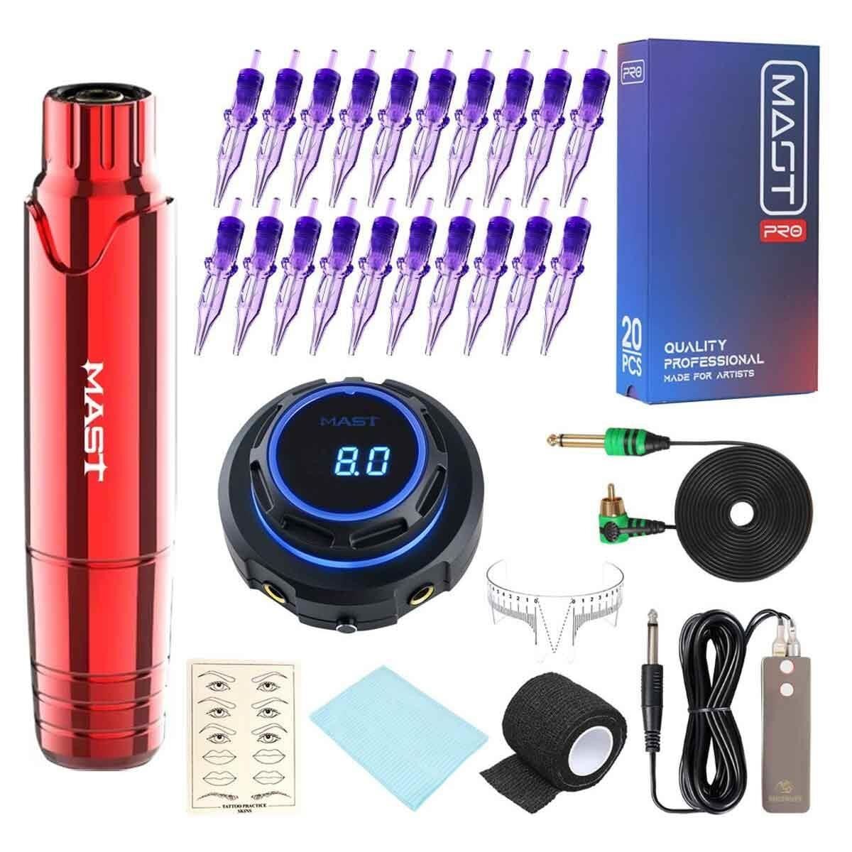 P10 Kalıcı Makyaj Seti Kırmızı Power Supply Cihaz Resimde Ki Orijinal Ürünler Gönderilir