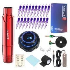 P10 Kalıcı Makyaj Seti Kırmızı Power Supply Cihaz Resimde Ki Orijinal Ürünler Gönderilir