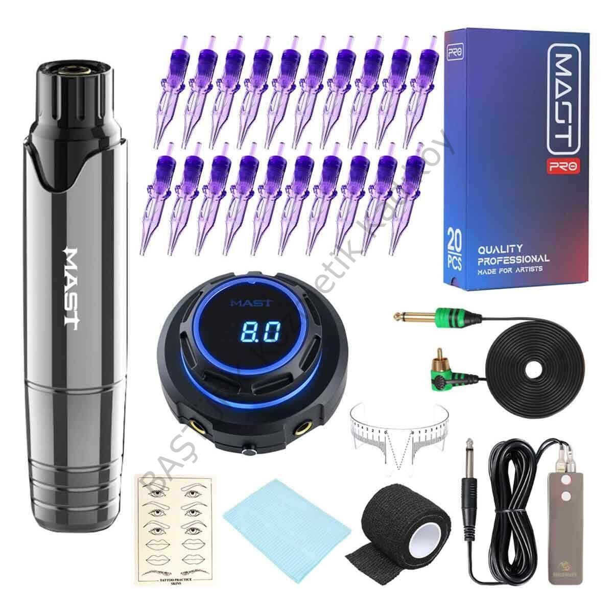 P10 Kalıcı Makyaj Seti Gri Power Supply Cihaz Resimde Ki Orijinal Ürünler Gönderilir