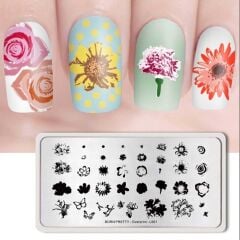 BORN PRETTY STAMPER DESEN PLAKASI OVERPRINT L001