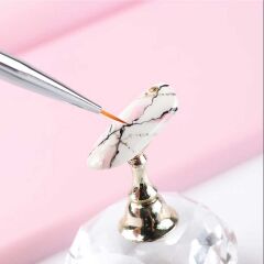 3'lü Tırnak Süsleme Nail Art Fırça Seti