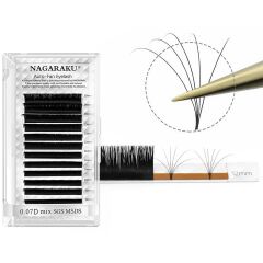 NAGARAKU AKILLI BAND İPEK KİRPİK 0.07 D MİX
