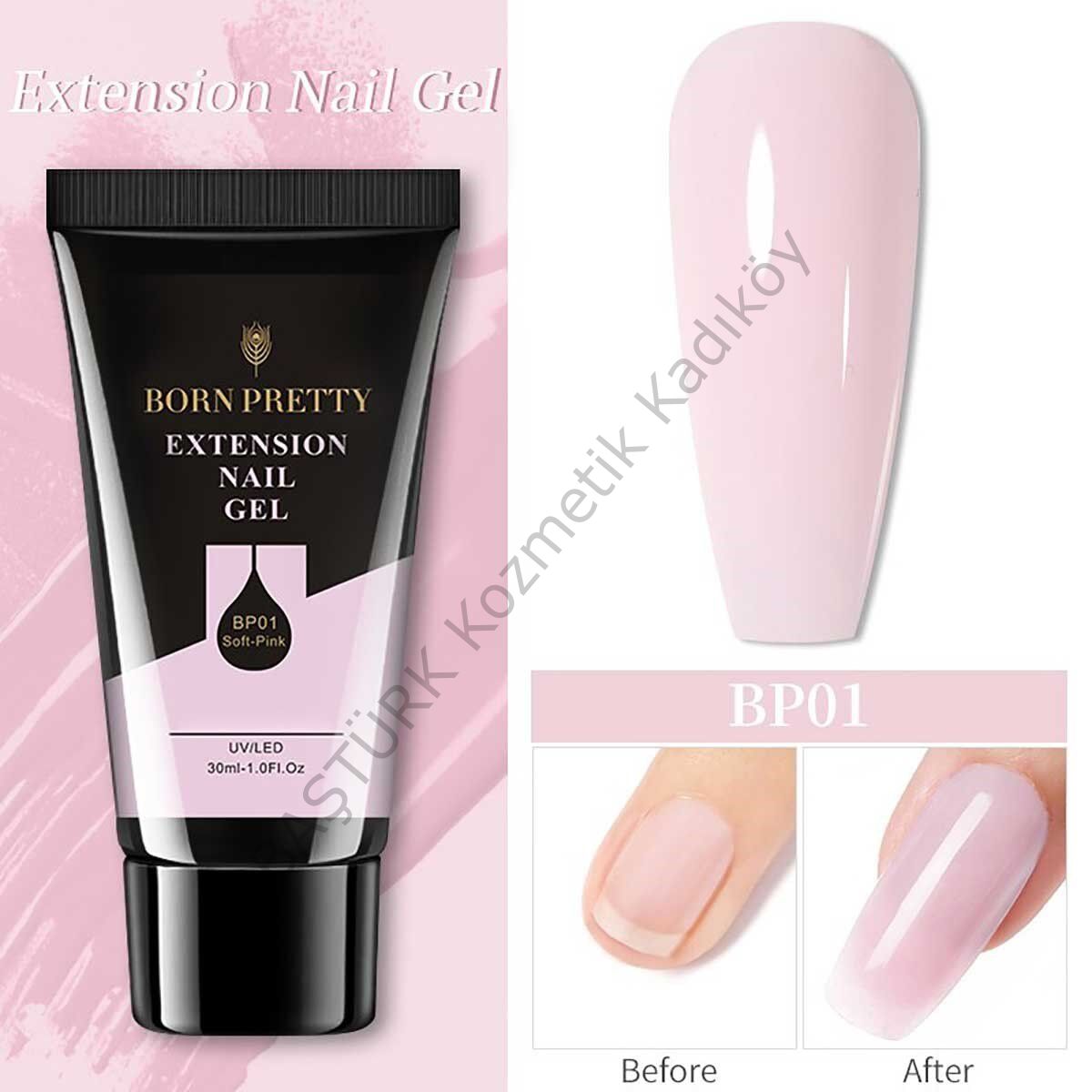 BORN PRETTY POLY GEL BP01 SOFT PİNK