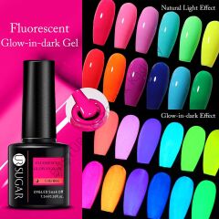 UR SUGAR GLOW IN DARK GEL KARANLIKTA PARLAYAN KALICI OJE F001
