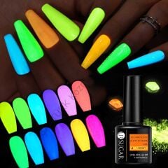 UR SUGAR GLOW IN DARK GEL KARANLIKTA PARLAYAN KALICI OJE F005