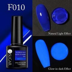 UR SUGAR GLOW IN DARK GEL KARANLIKTA PARLAYAN KALICI OJE F010
