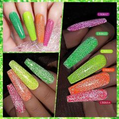 UR SUGAR REFLECTİVE FLUORESCENT GEL KARANLIKTA PARLAYAN SİMLİ KALICI OJE R022