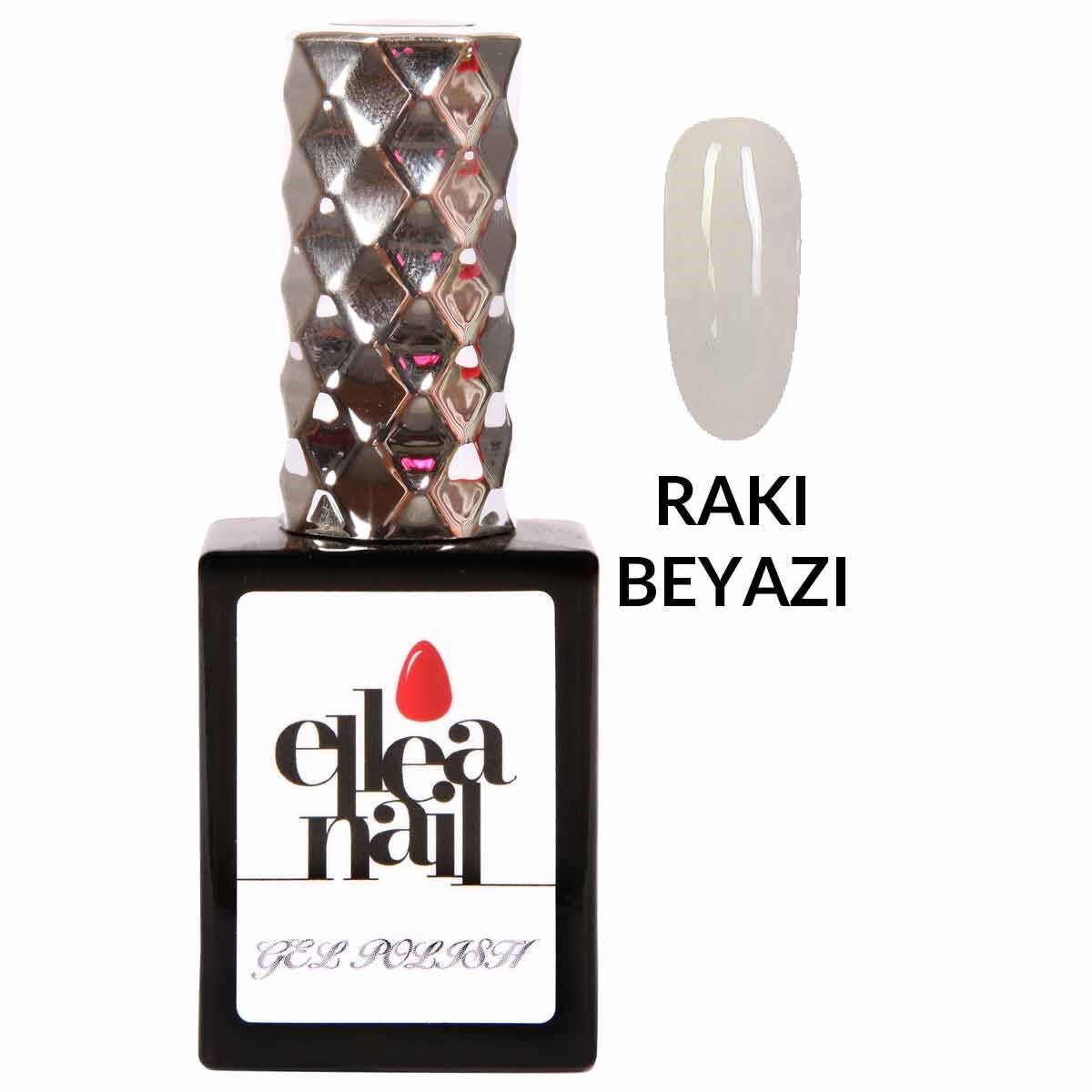 ELLEA NAİL SALON BOY 15 ML UV LED KALICI OJE RAKI-BEYAZI