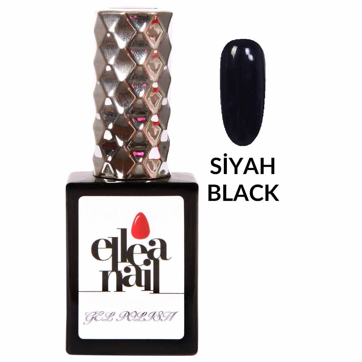 ELLEA NAİL SALON BOY 15 ML UV LED KALICI OJE SİYAH