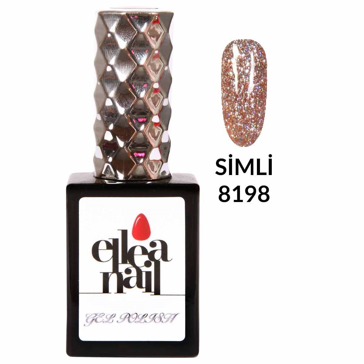 ELLEA NAİL SALON BOY 15 ML UV LED SİMLİ KALICI OJE 8198