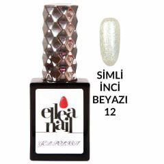 ELLEA NAİL SALON BOY 15 ML UV LED SİMLİ KALICI OJE PEARLY WHITE 12