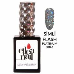 ELLEA NAİL SALON BOY 15 ML UV LED SİMLİ KALICI OJE PLATİNİUM FLASH SCALE 1