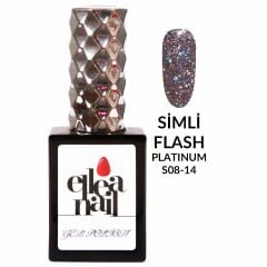 ELLEA NAİL SALON BOY 15 ML UV LED SİMLİ KALICI OJE PLATİNİUM FLASH SCALE 14