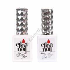 ELLEA NAİL REMOVABLE BASE COAT VE STEEL TOP COAT SET