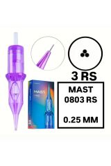 Pro Cartridges 1 Kutu Pro 0803 RS - 0.25 mm - Kartuş Dövme ve MAST Kalıcı Makyaj Gölgeleme İğnesi