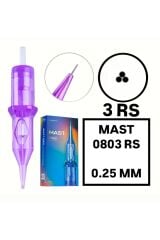 Pro Cartridges 1 Kutu Pro 0803 RS - 0.25 mm - Kartuş Dövme ve MAST Kalıcı Makyaj Gölgeleme İğnesi
