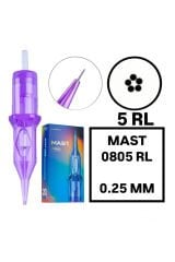 Pro Cartridges 1 Kutu - Pro - 0805 RL - 0.25 mm - Kartuş Dövme ve MAST Kalıcı Makyaj İğnesi