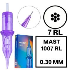 Pro Cartridges 1 Kutu Pro 1007 RL - 0.30 mm - Kartuş Dövme ve MAST Kalıcı Makyaj İğnesi