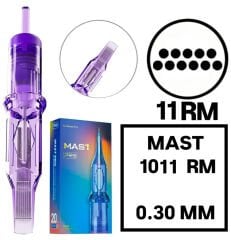 Pro Cartridges 1 Kutu Pro 1011 RM - 0.30 mm - MAST Kartuş Dövme İğnesi