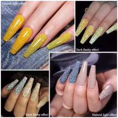 Reflective Top Coat 15 ml Kalıcı Ojelerinizi Diskoya Çevirin