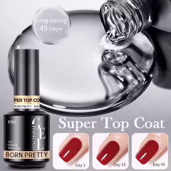 Super Top Coat 15 ml - 45 Gün Süren Kalıcılık ve Parlaklık