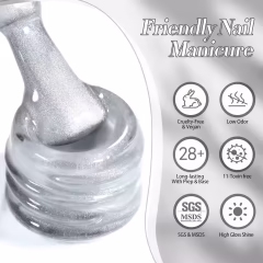 Beyaz Kedi Gözü Kalıcı Oje 10 ml