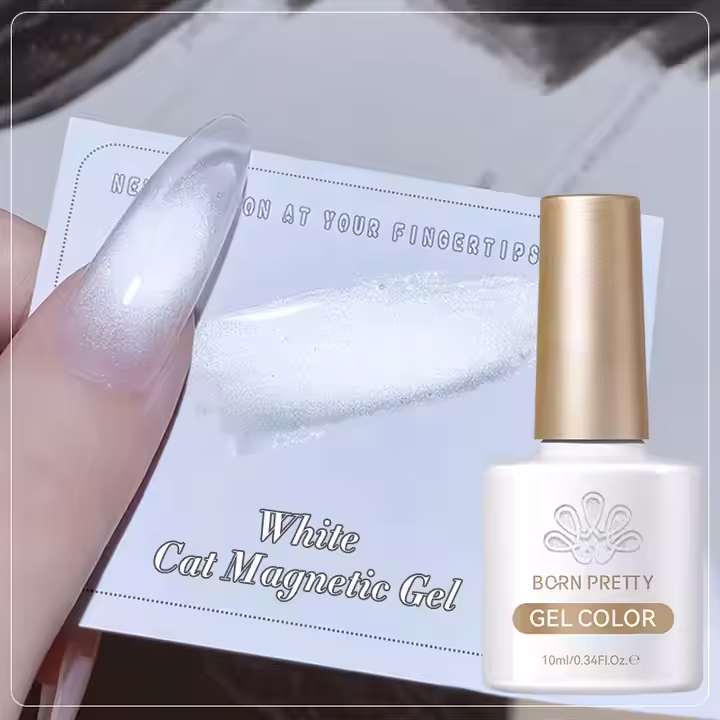 Beyaz Kedi Gözü Kalıcı Oje 10 ml