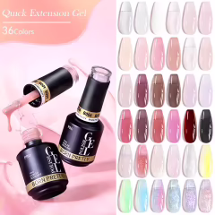 Oje Şişesinde Nude Pembe Jel 15 ml Biab Jel B010