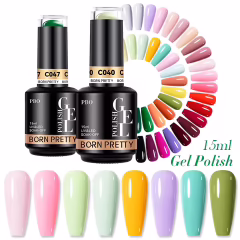 Siyah Renkli Jel Vernik 15 ml