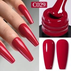 C029 Bordo Kalıcı Oje 15 ml Yoğun Kıvam Yüksek Kalite