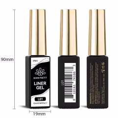 Siyah Renk İnce Fırçalı Çizim Jeli 10 ml