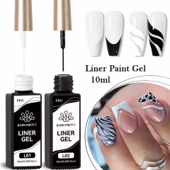 Siyah Renk İnce Fırçalı Çizim Jeli 10 ml