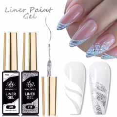 Gold Renkli İnce Fırçalı Metalik Çizim Jeli 10 ml