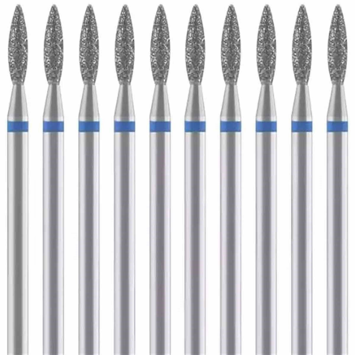 Adanil 10'LU ATEŞ MAVİ ELMAS FREZE UÇ