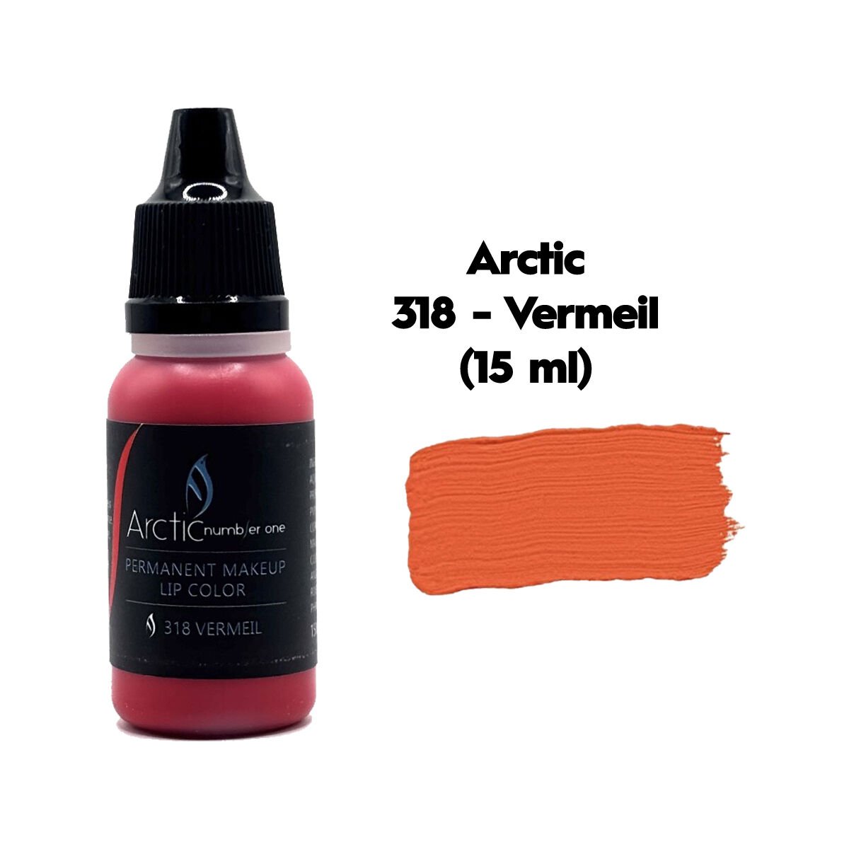 Arctic 318 Vermeil Kalıcı Makyaj Yakut Kırmızısı Corrector 15 ml