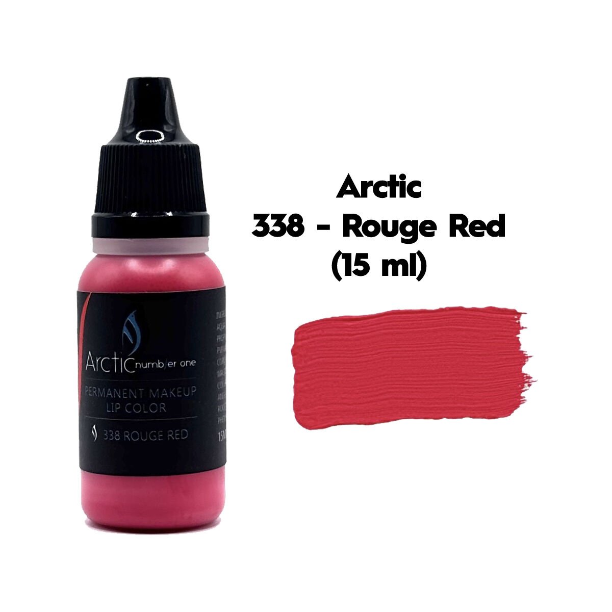 Arctic 338 Rouge Red Tam Kırmızı Kalıcı Makyaj Pigmenti 15 ml