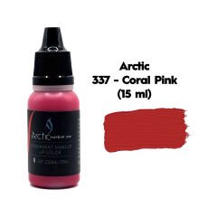 Arctic 337 Coral Pink Mercan Pembesi Kalıcı Makyaj Dudak Pigmenti 15 ml