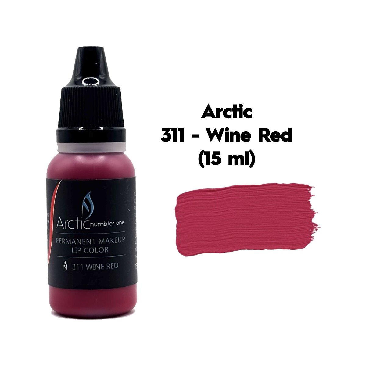 Arctic 311 Wine Red Şarap Kırmızısı Kalıcı Makyaj Dudak Pigmenti 15 ml