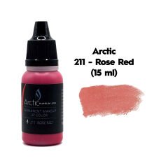 Arctic 211 Rose Red Gül Kırmızısı Kalıcı Makyaj Dudak Pigmenti 15 ml