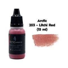 Arctic 203 Litchi Red Liçi Meyvesi Kırmızısı Kalıcı Makyaj Dudak Pigmenti 15 ml