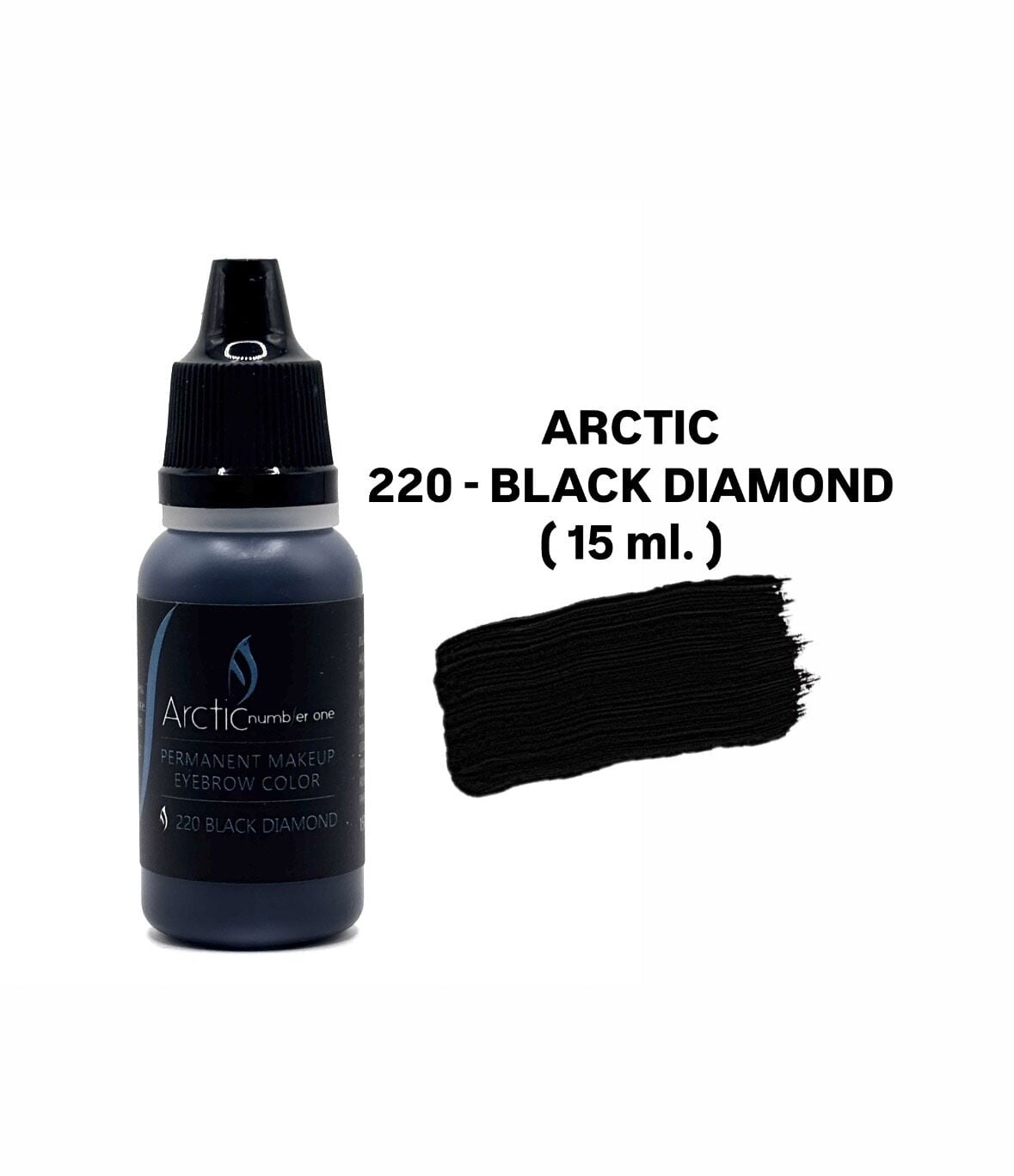 Arctic 220 Black Diamond Siyah Elmas Kalıcı Makyaj Eyeliner Pigmenti 15 ml