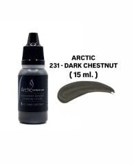 Arctic 231 Dark Chestnut Koyu Kestane Kalıcı Makyaj Kaş Pigmenti 15 ml