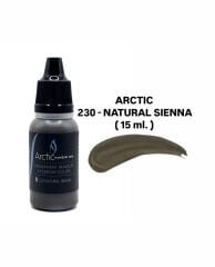 Arctic 230 Natural Sienna Doğal Koyu Kahverengi Kalıcı Makyaj Kaş Pigmenti 15 ml
