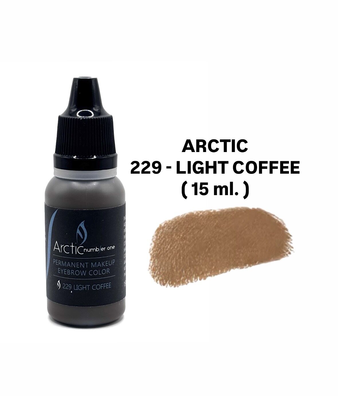 Arctic 229 Light Coffee Açık Kahverengi Kalıcı Makyaj Kaş Pigmenti 15 ml