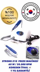 SEASHIN STRONG 210 FREZE MAKİNESİ 6'LI RUS ELMAS SERAMİK FREZE UÇ SETİ NO 9