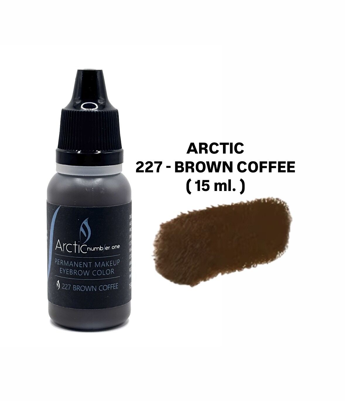 Arctic 227 Brown Coffee Kahverengi Kalıcı Makyaj Kaş Pigmenti 15 ml