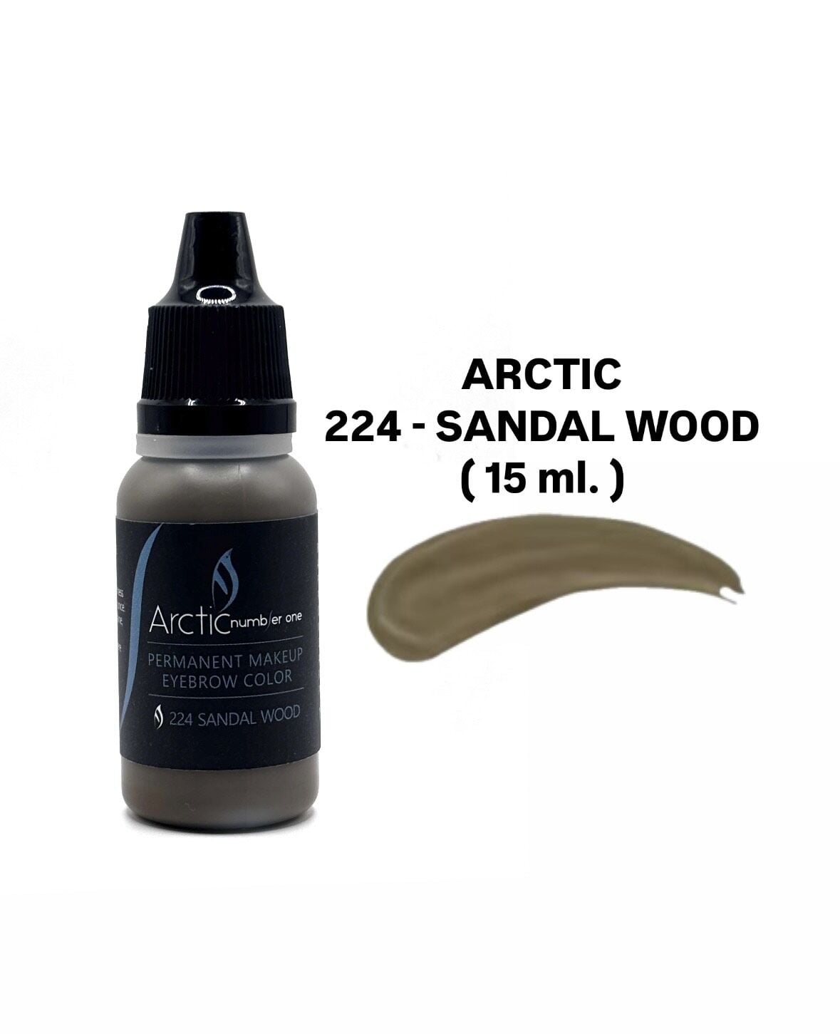 Arctic 224 Sandal Wood Sandal Ağacı Kalıcı Makyaj Kaş Pigmenti 15 ml