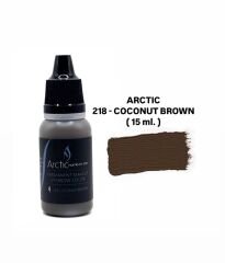Arctic 218 Coconut Brown Hindistan Cevizi Kahverengi Kalıcı Makyaj Kaş Pigmenti 15 ml